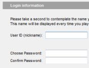 Create New Account Step Two
