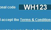 Enter Promotional Code Step Three